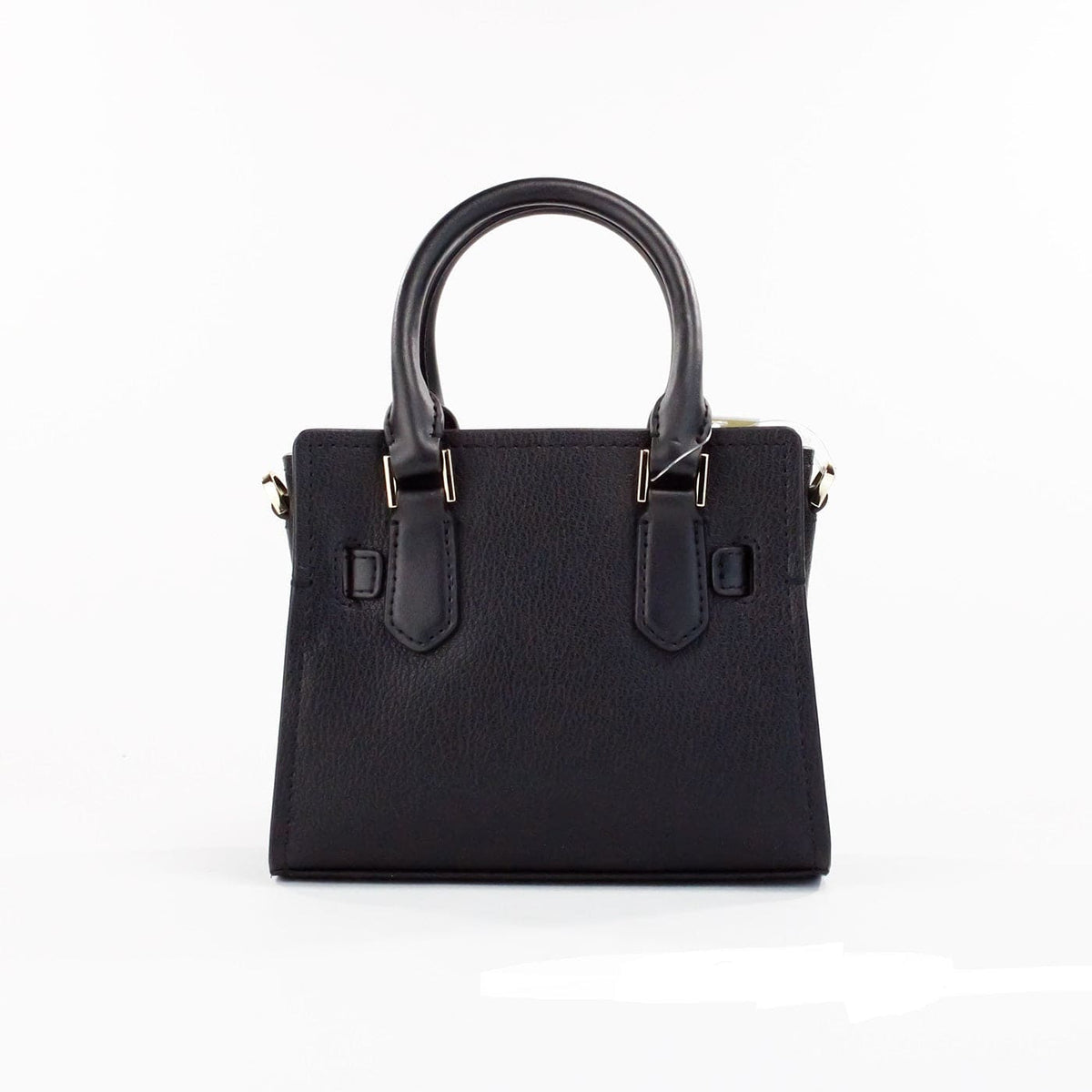 Sac à main Michael Kors Hamilton XS en cuir grainé noir de petite taille