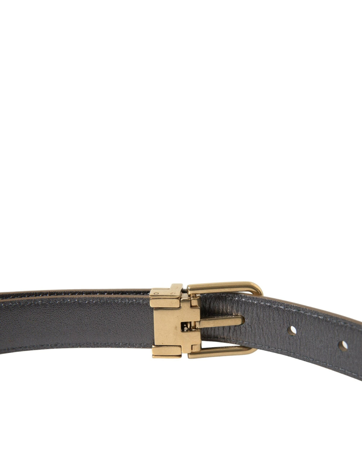 Ceinture en cuir métallisé doré Dolce &amp; Gabbana - Élégance intemporelle