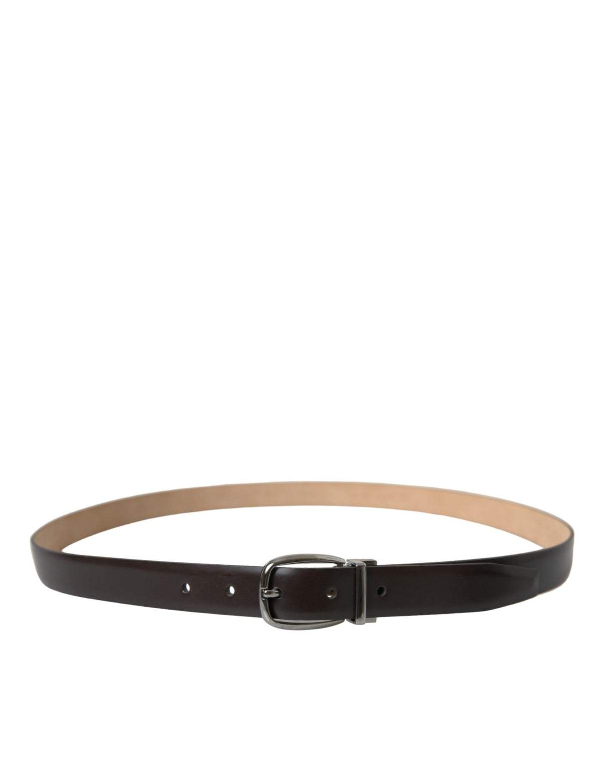 Ceinture en cuir élégante Dolce &amp; Gabbana avec boucle accrocheuse