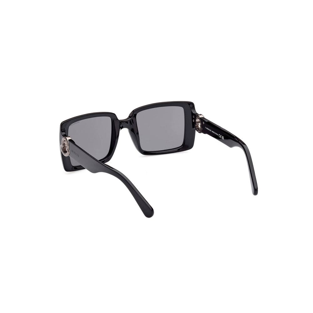 Lunettes de soleil rectangulaires à verres noirs Moncler Chic