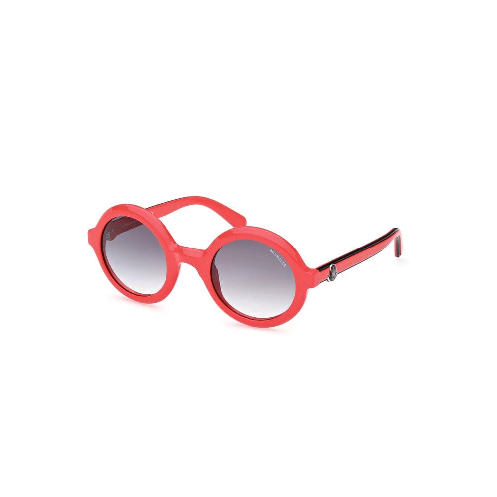 Lunettes de soleil Moncler Chic à verres ronds et détails contrastés