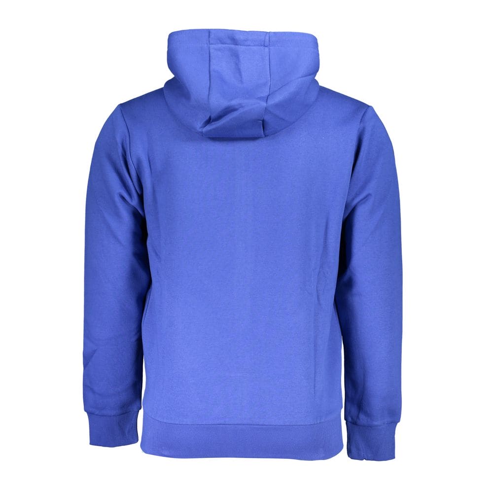 Sudadera elegante con capucha y cremallera US Grand Polo en azul