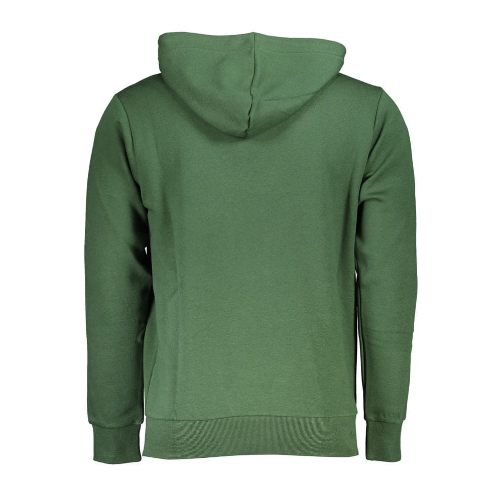 Sudadera con capucha elegante verde con bordados de US Grand Polo