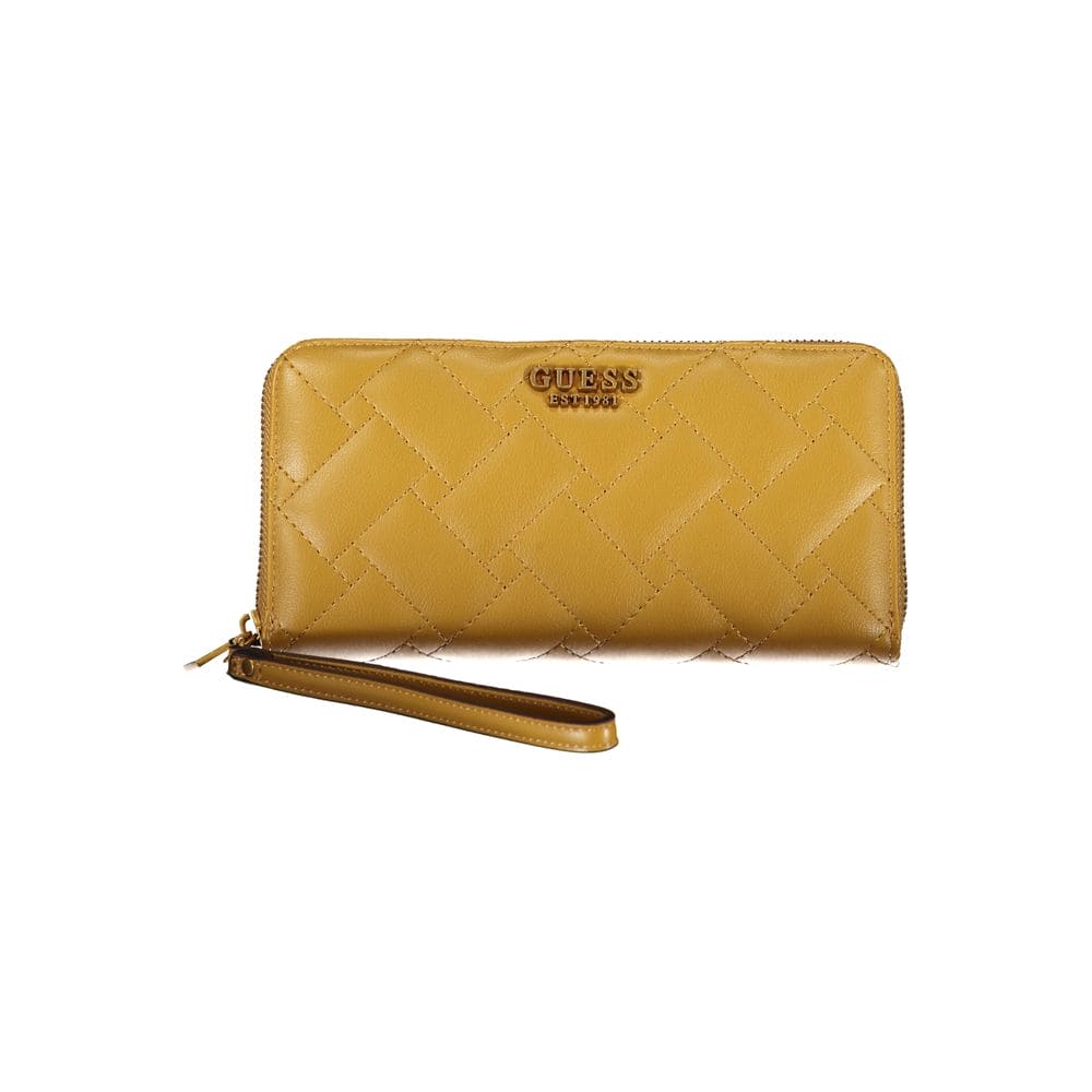 Cartera elegante Guess Jeans color amarillo