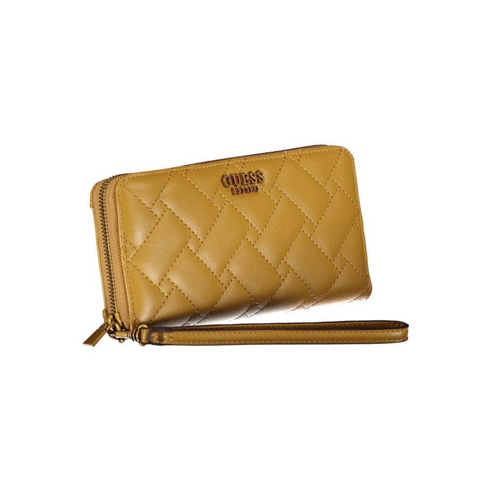 Cartera elegante Guess Jeans color amarillo