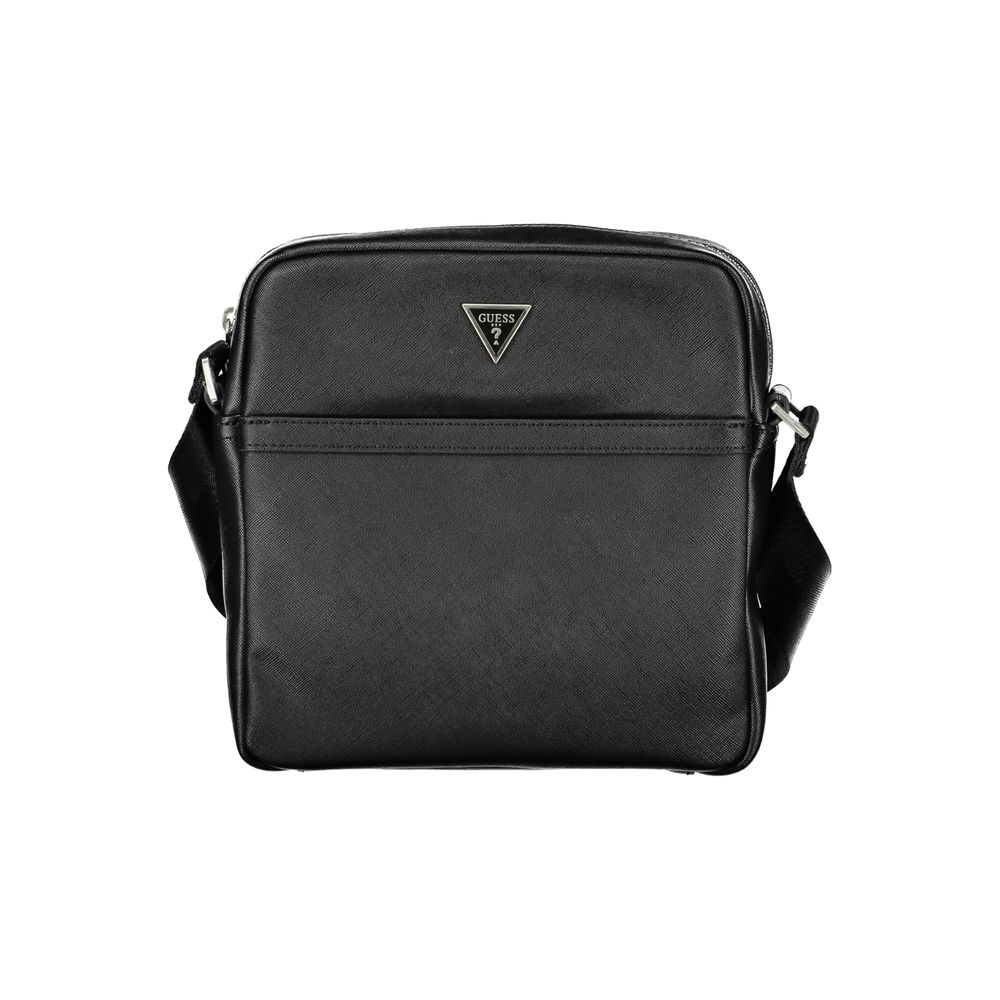 Bolso de hombro elegante negro Guess Jeans para hombre