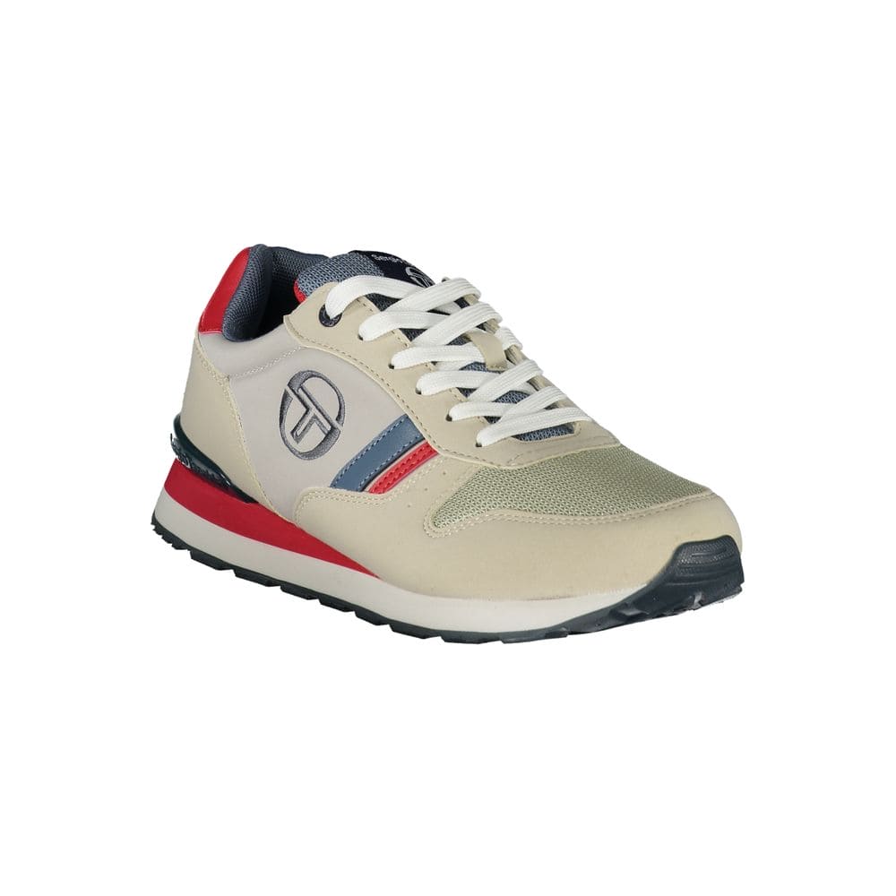 Zapatillas deportivas con cordones y bordados en gris de Sergio Tacchini