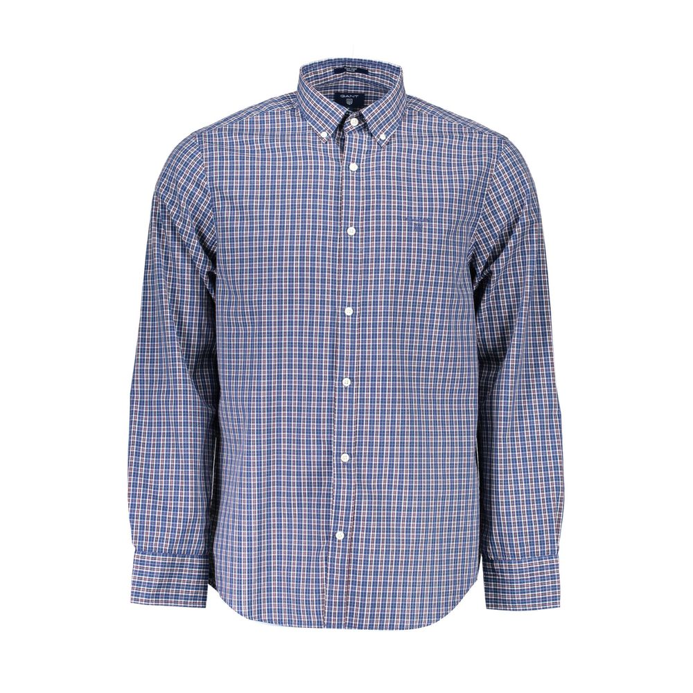 Chemise boutonnée à manches longues violette élégante de Gant