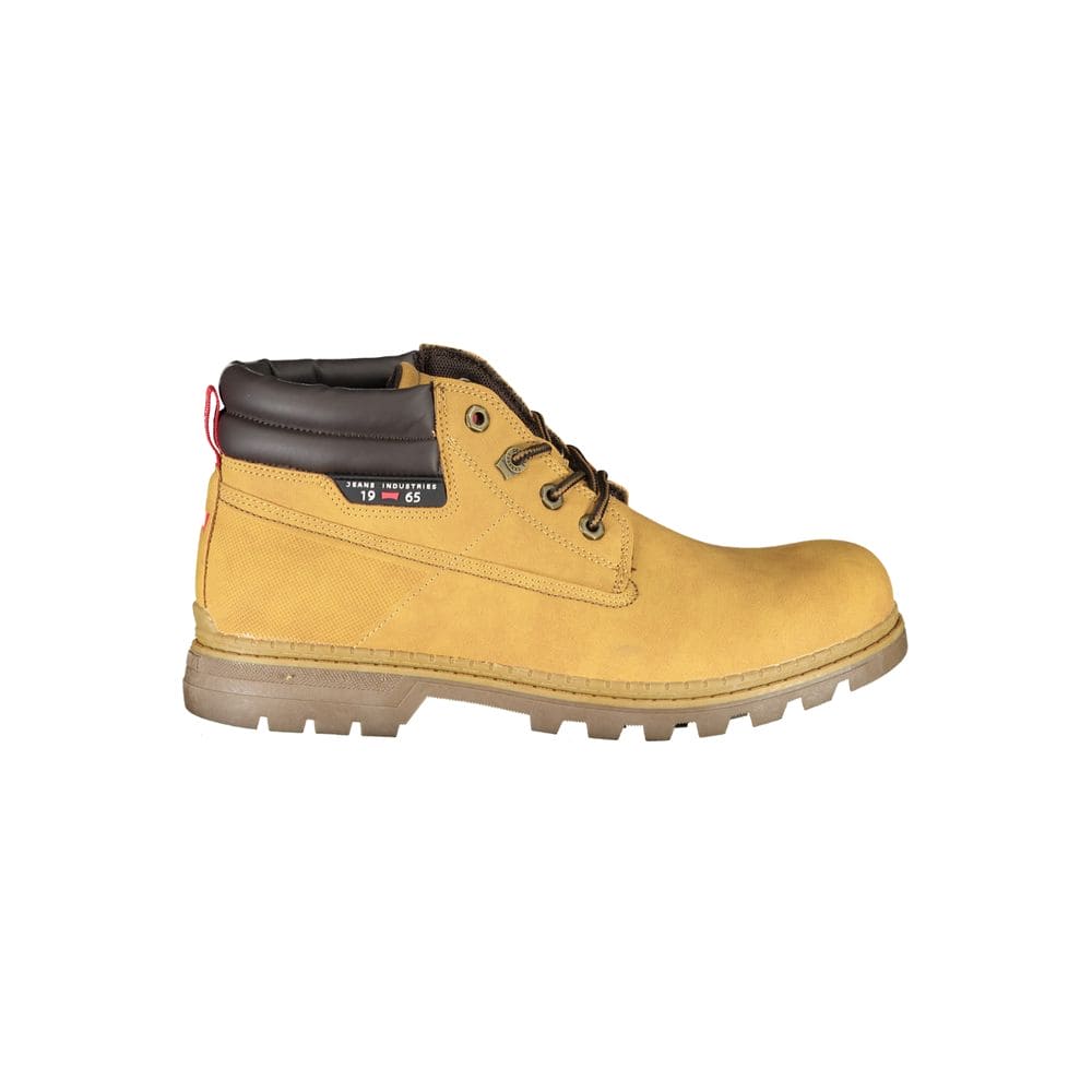 Bottines à lacets Carrera Chic jaunes avec détails contrastés