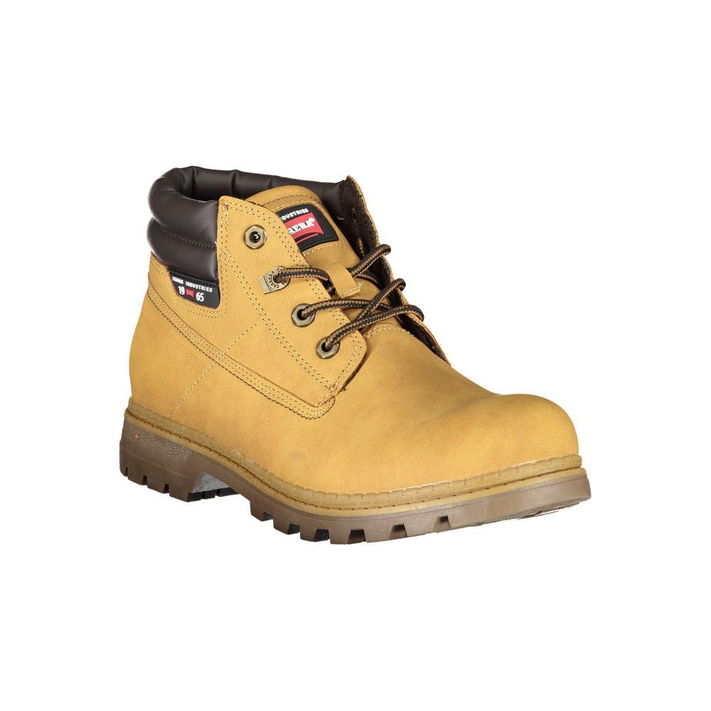 Bottines à lacets Carrera Chic jaunes avec détails contrastés