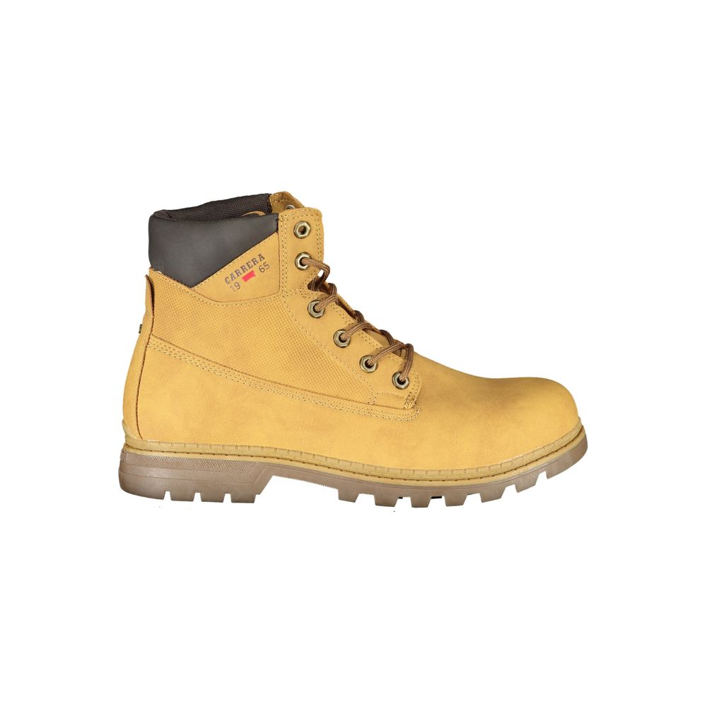 Botas con cordones y detalle de logotipo en amarillo vibrante de Carrera