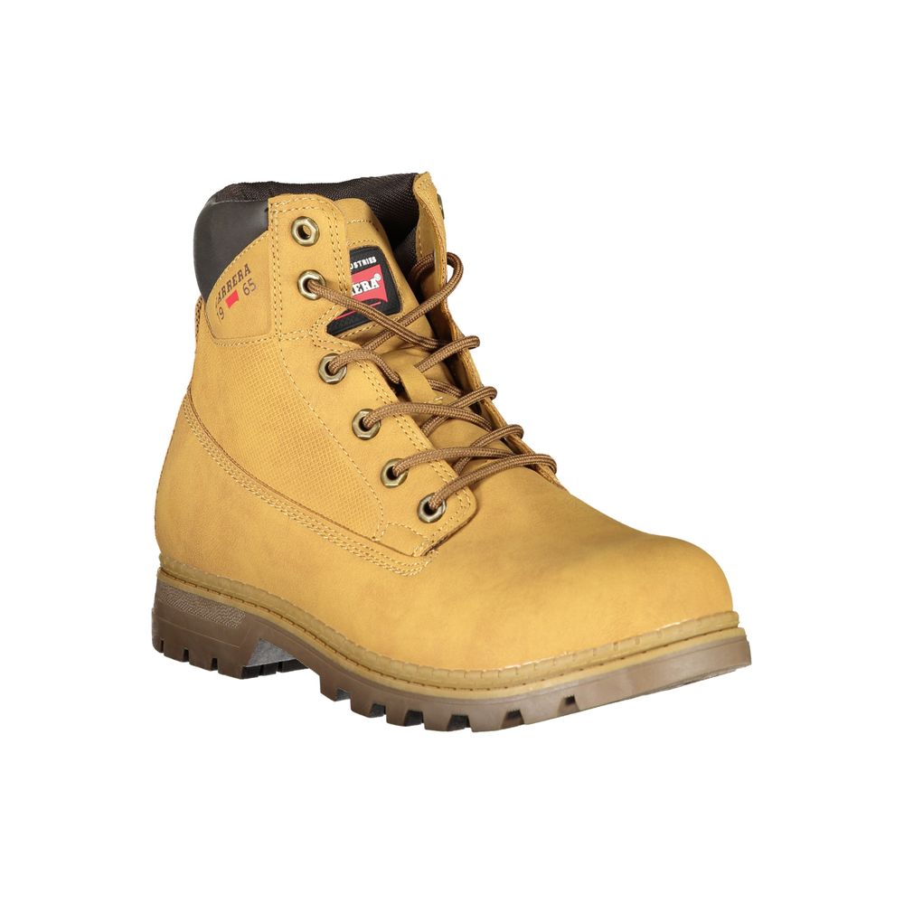 Botas con cordones y detalle de logotipo en amarillo vibrante de Carrera