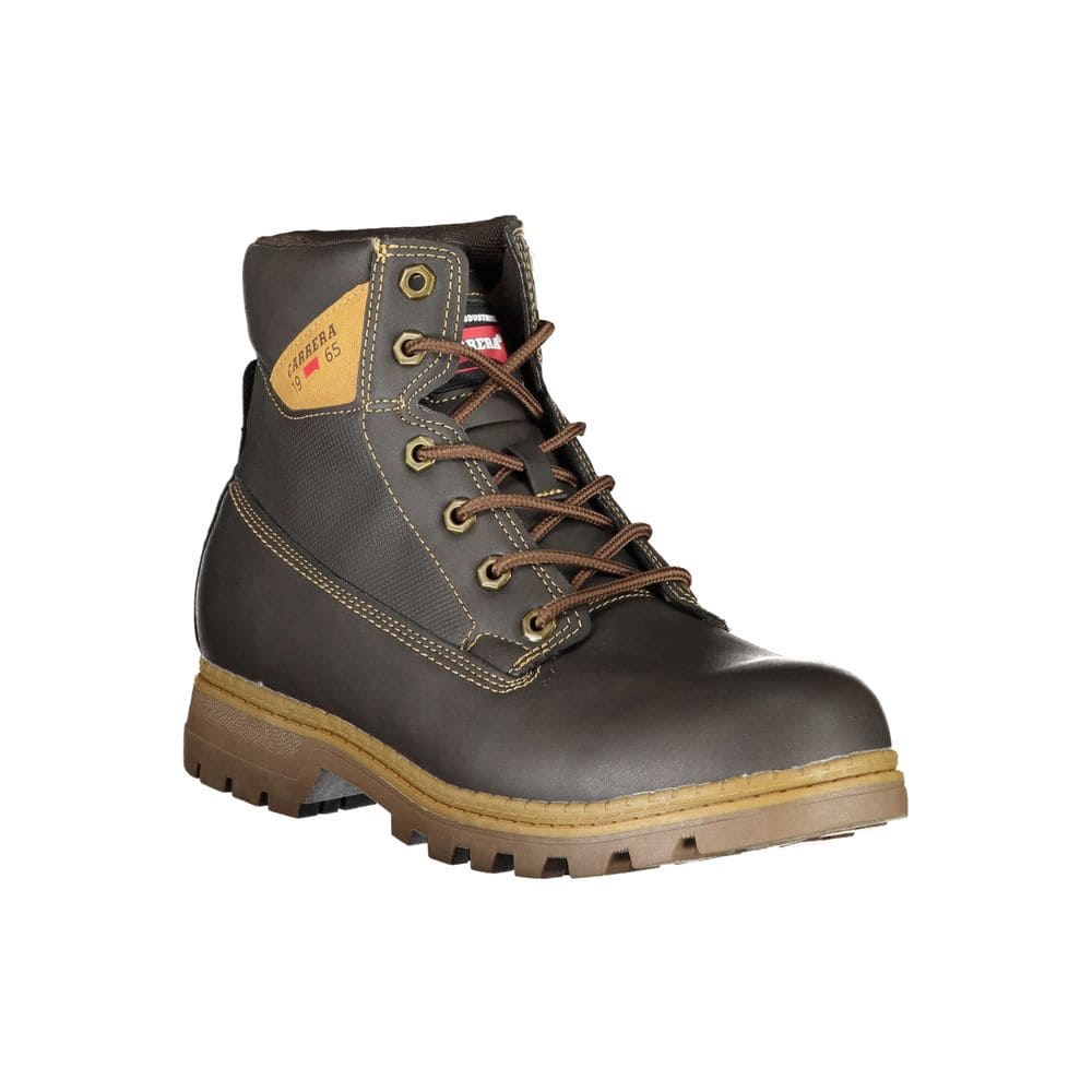 Bottes à lacets Carrera Rugged Brown avec détails contrastés