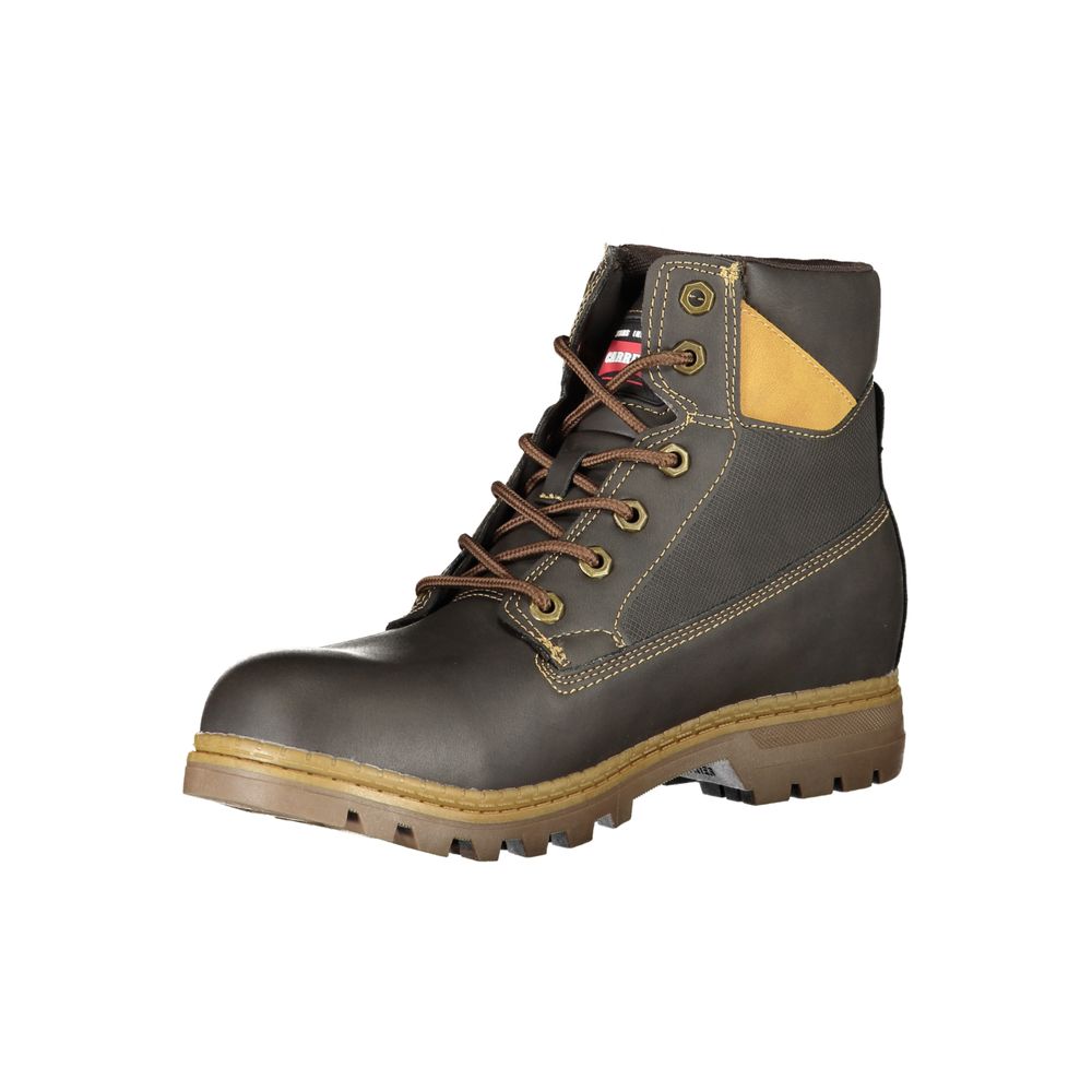 Bottes à lacets Carrera Rugged Brown avec détails contrastés