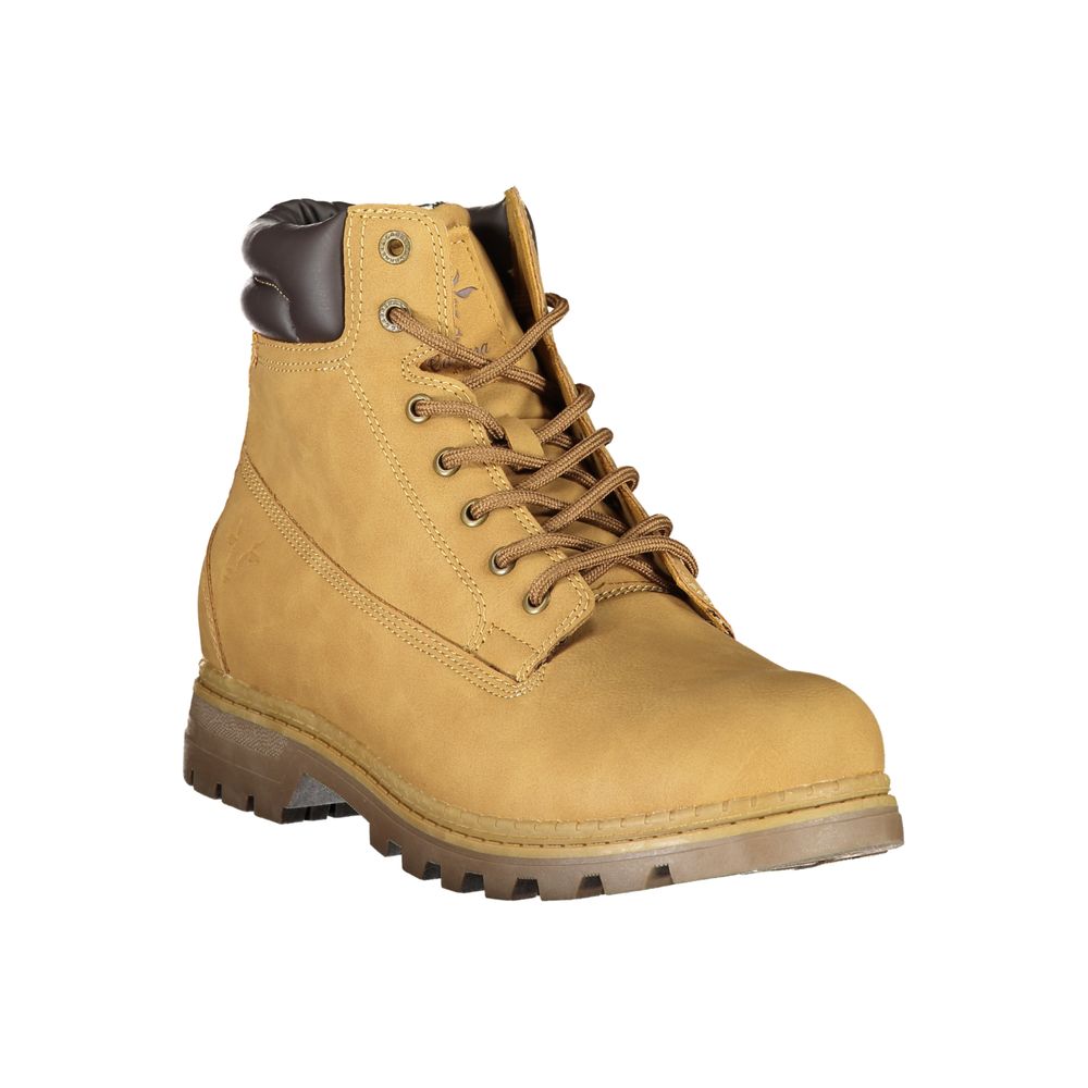 Botas de moda con cordones en amarillo vibrante de Carrera