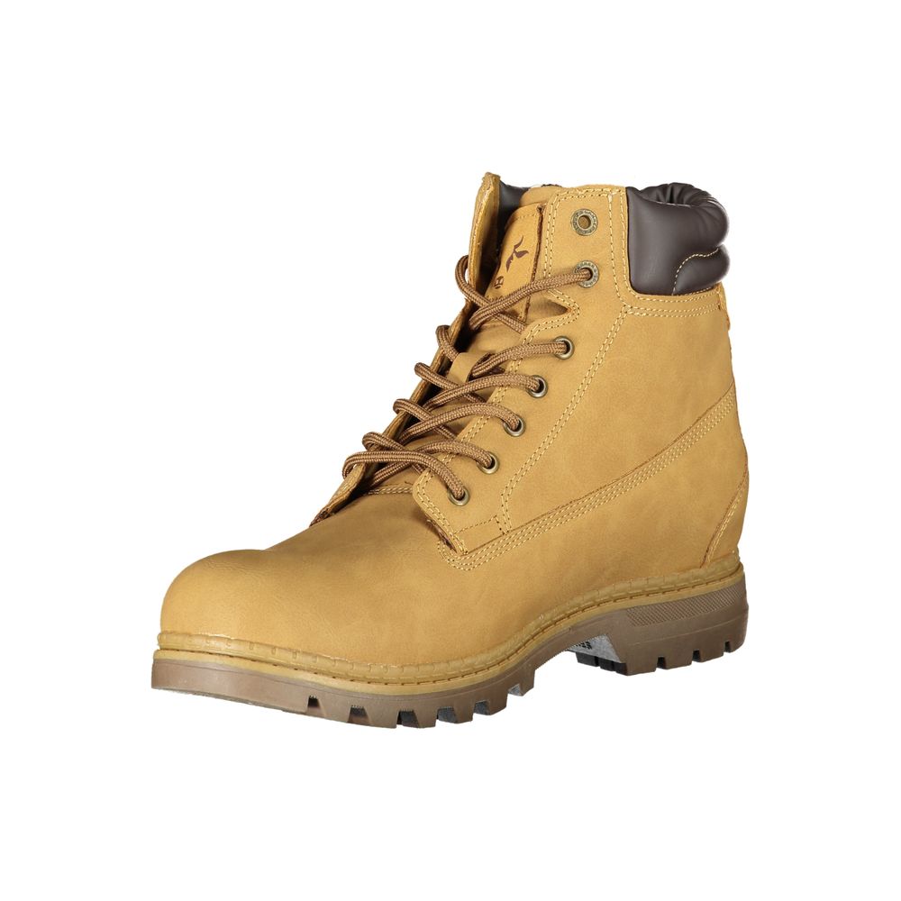 Botas de moda con cordones en amarillo vibrante de Carrera