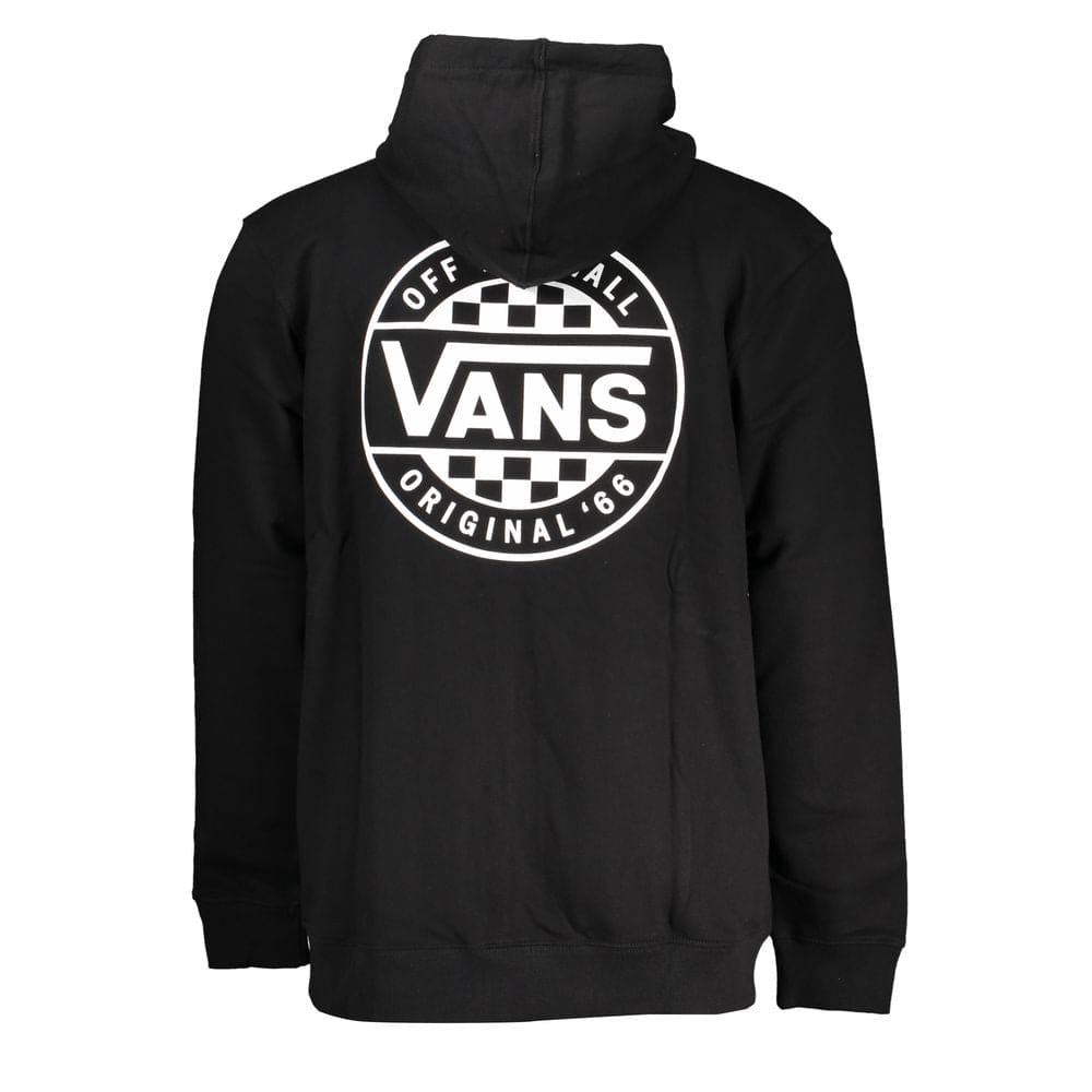 Sweat à capuche zippé Vans Sleek noir avec logo imprimé