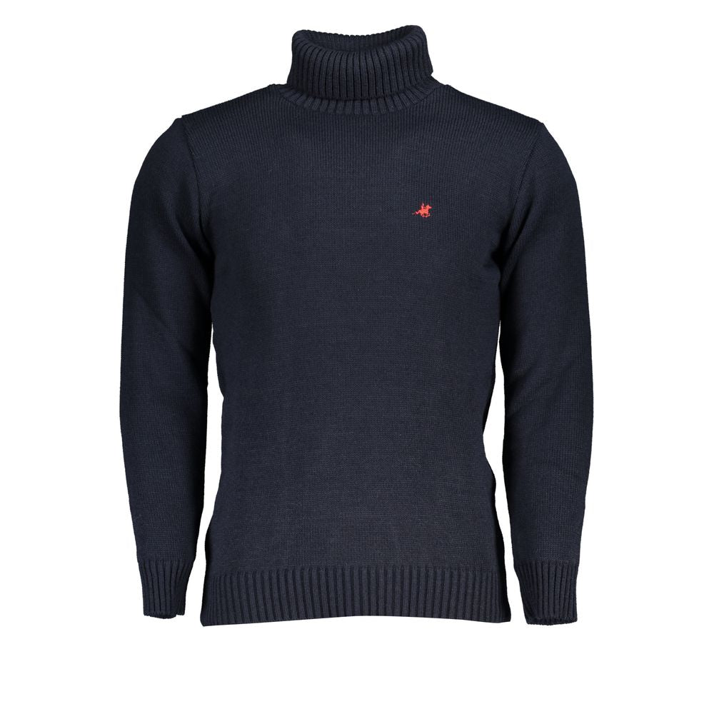 Pull col roulé élégant US Grand Polo avec logo brodé