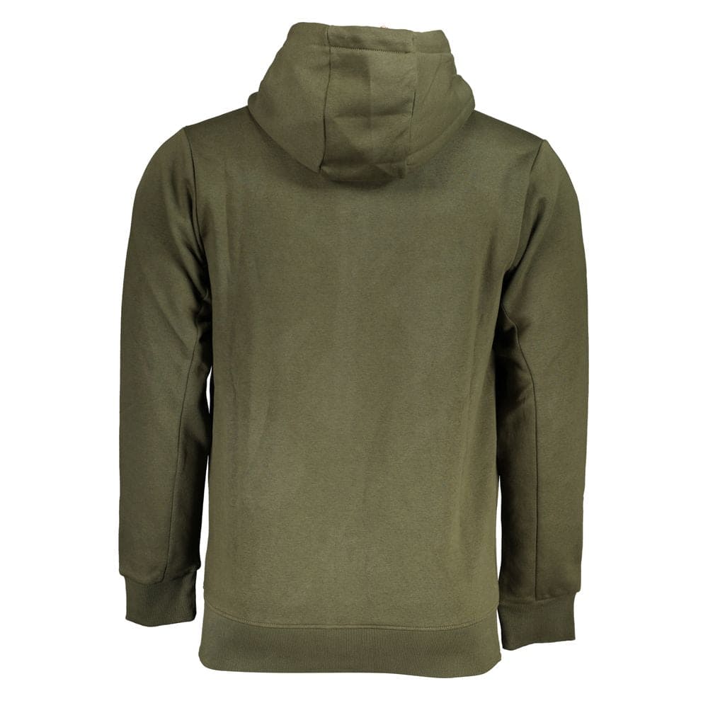 Sudadera con capucha de manga larga elegante de color verde US Grand Polo