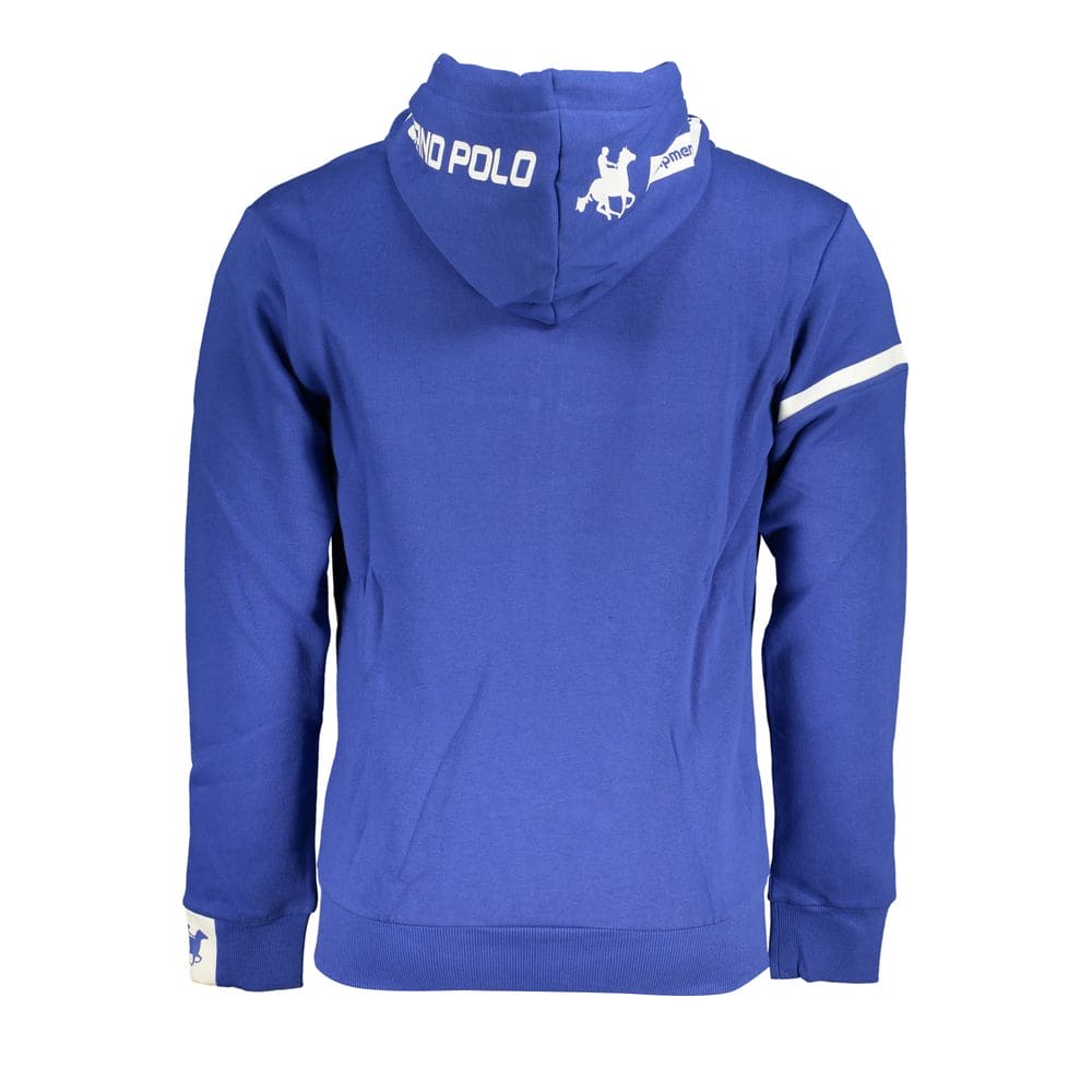 Sudadera con capucha polar azul clásica US Grand Polo