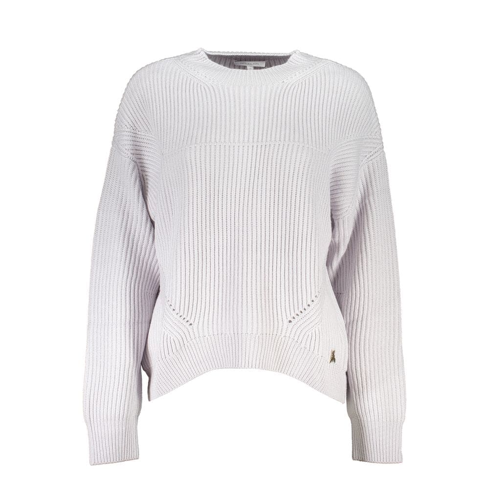 Patrizia Pepe Elegant Turtleneck Sweater with Contrast Detail