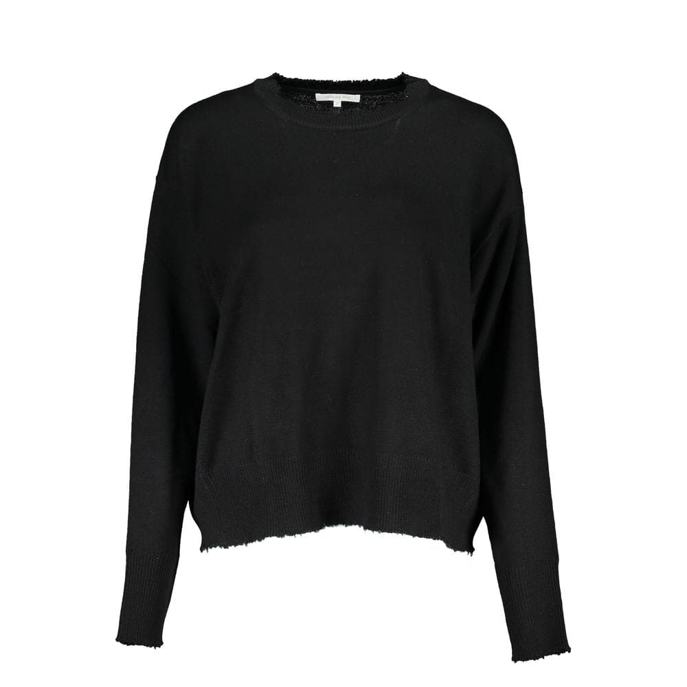 Patrizia Pepe Elegant Long Sleeved Crew Neck Sweater