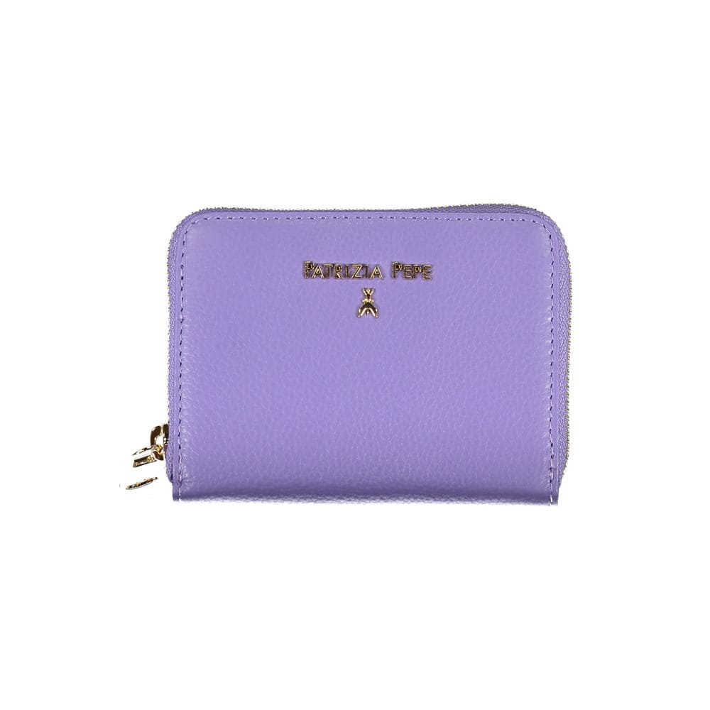 Monedero elegante de polietileno morado de Patrizia Pepe