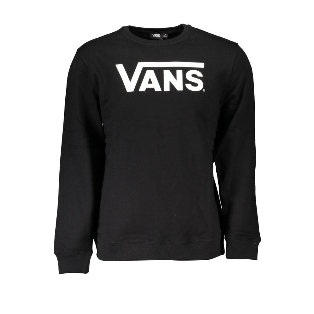 Sweat-shirt à col ras du cou en polaire élégant Vans noir