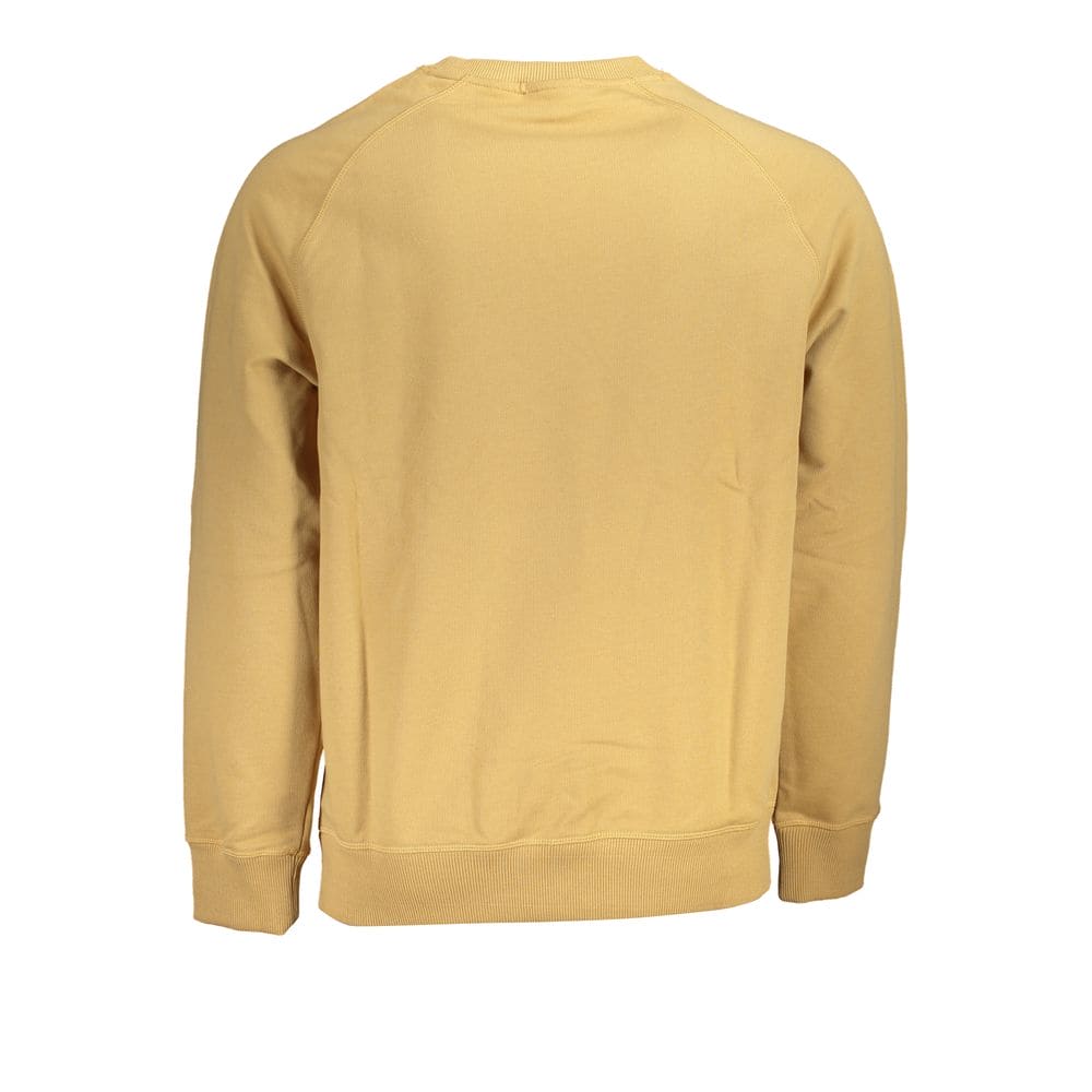 Sudadera con cuello redondo y bordado en beige de Timberland