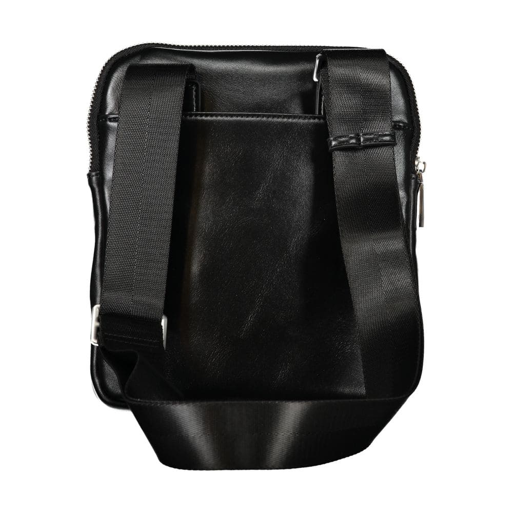 Bolso de hombro elegante negro Guess Jeans con correa ajustable