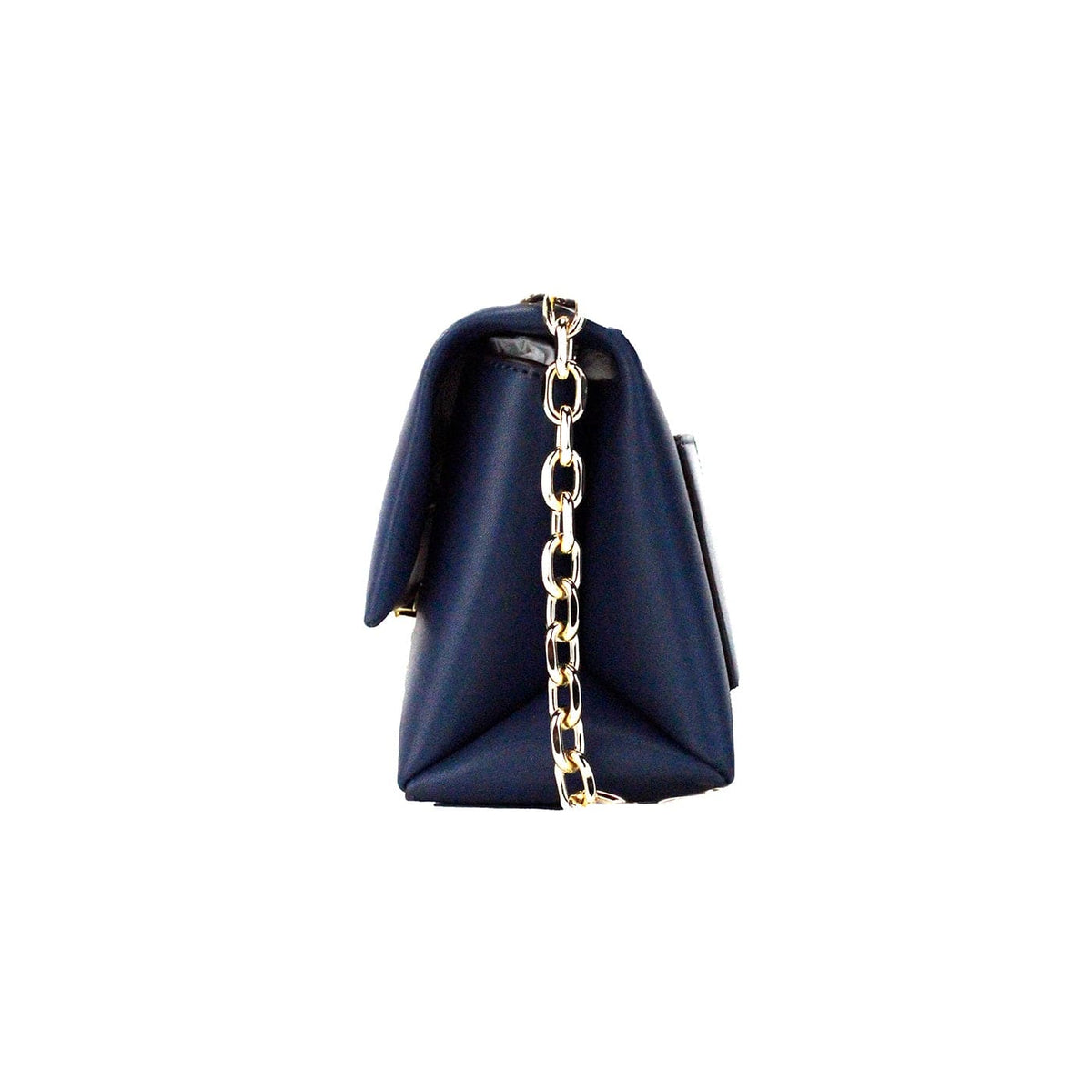 Sac bandoulière convertible à rabat en cuir vegan bleu marine Michael Kors Cece Small