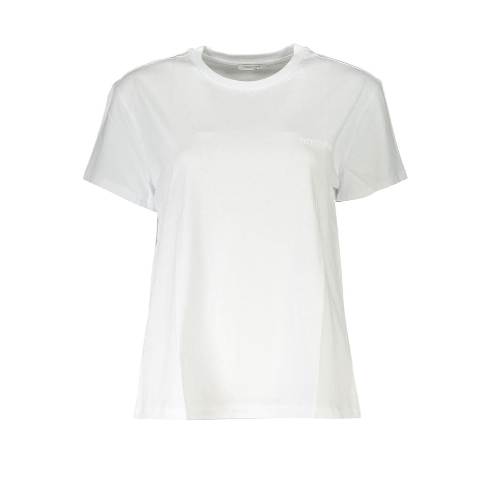 T-shirt ras du cou en coton bio chic de Patrizia Pepe