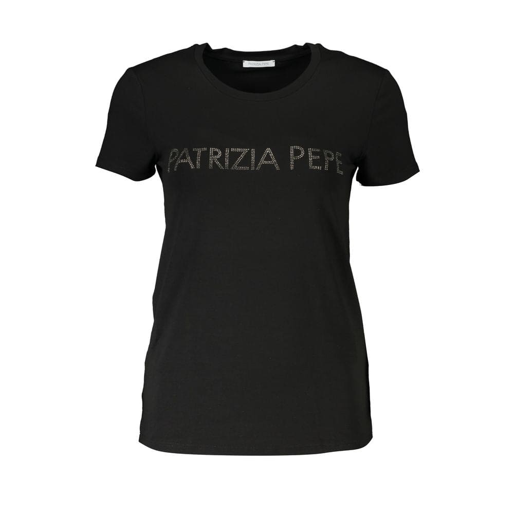 T-shirt ras du cou chic à strass de Patrizia Pepe