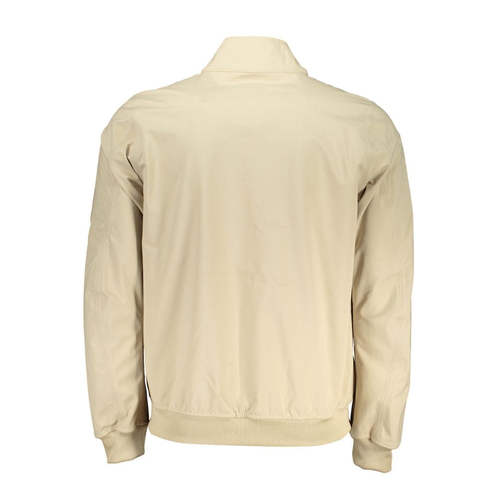 Chaqueta deportiva con detalle en contraste en beige K-WAY