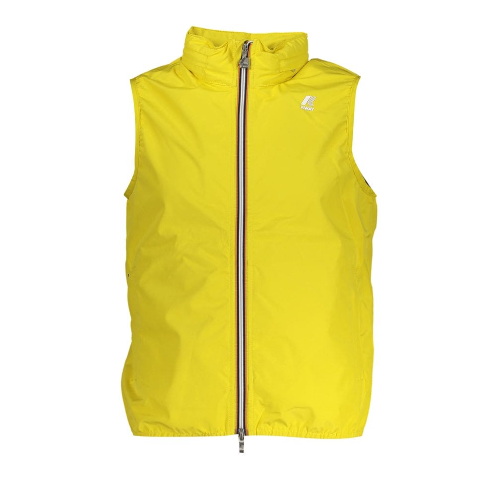 Veste de créateur jaune sans manches K-WAY Sleek