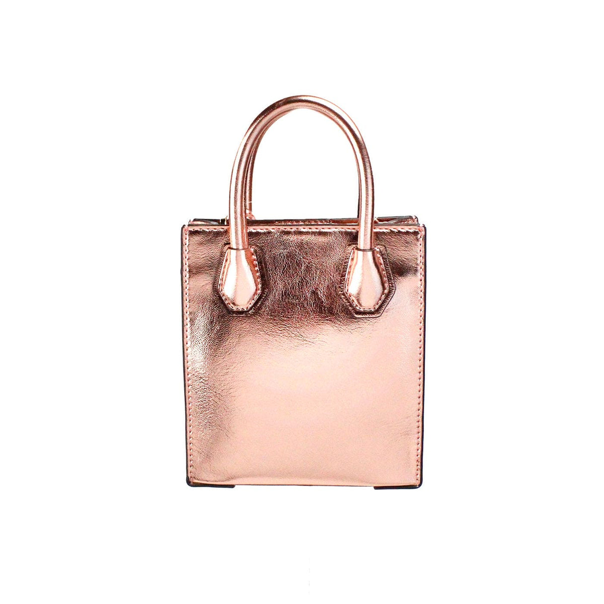 Bolso bandolera tipo shopper North South de Michael Kors Mercer XS Primrose Metallic