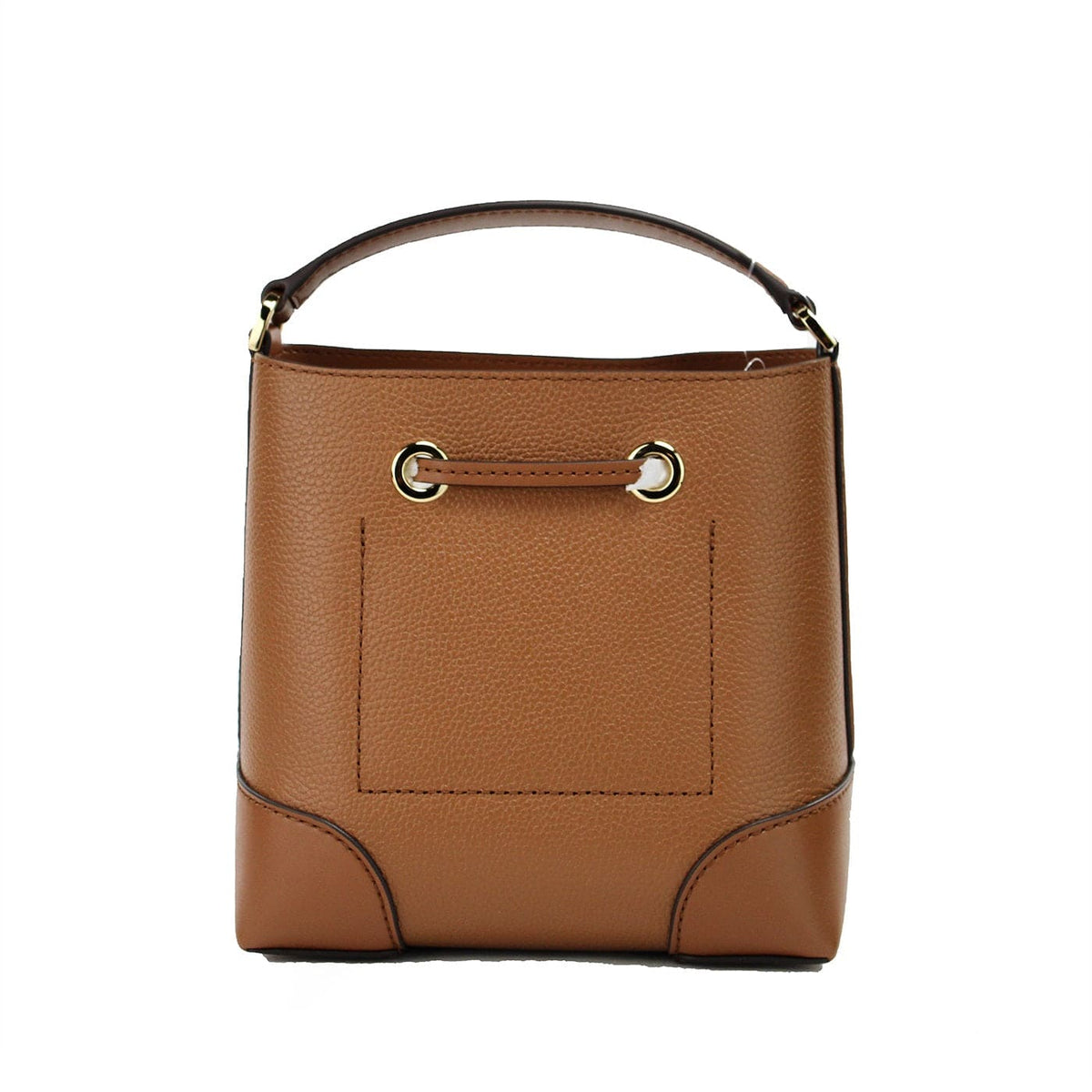 Bolso bandolera tipo cubo de piel granulada Mercer Small Luggage de Michael Kors