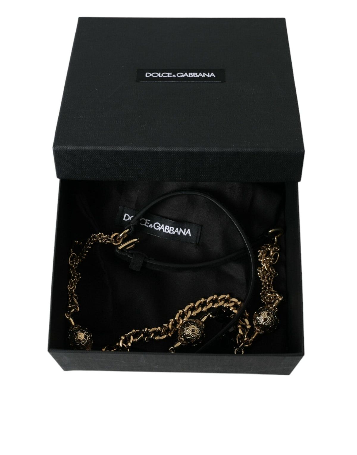 Ceinture élégante en cuir Crystal Bounce de Dolce &amp; Gabbana