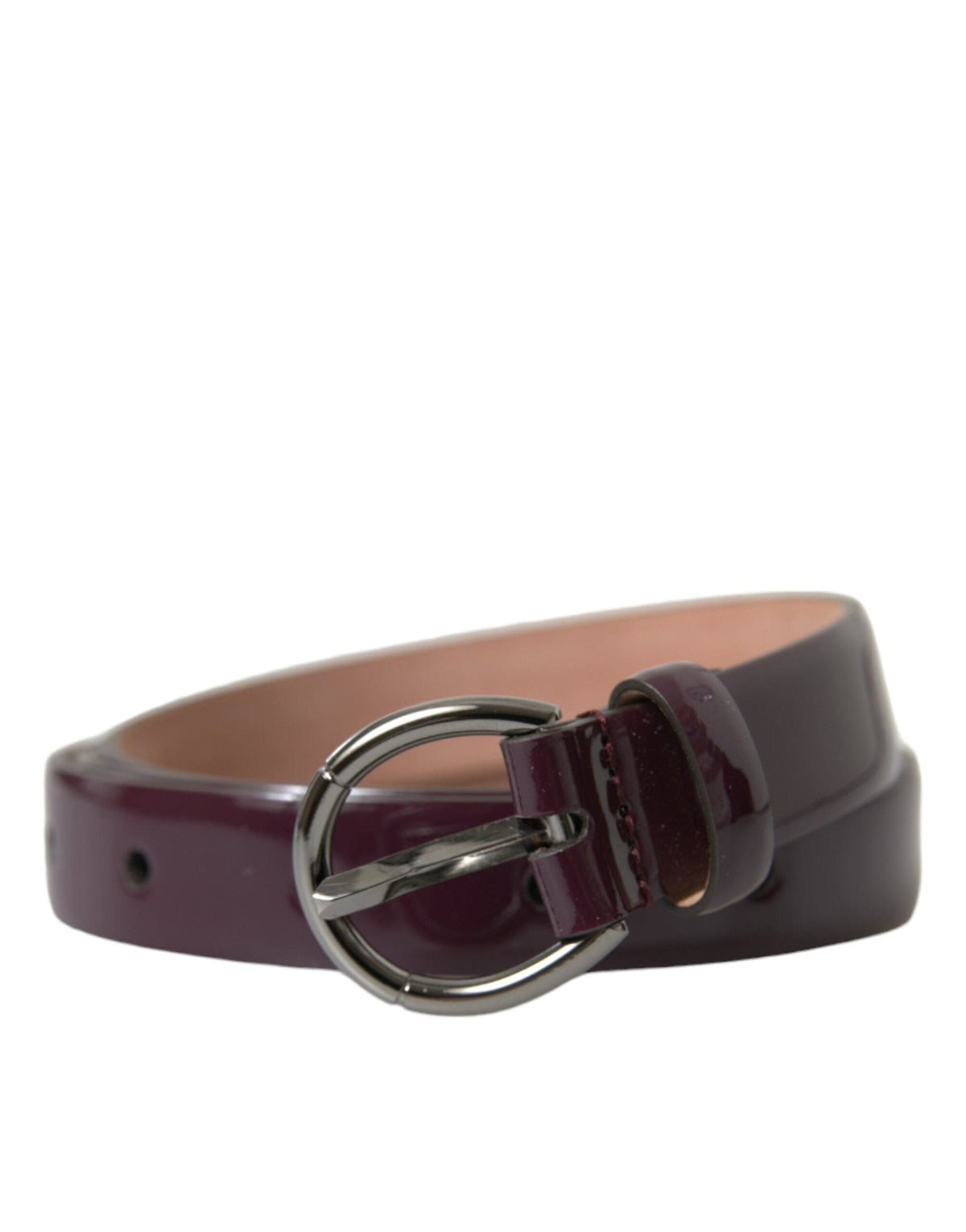 Ceinture élégante en cuir marron Dolce &amp; Gabbana