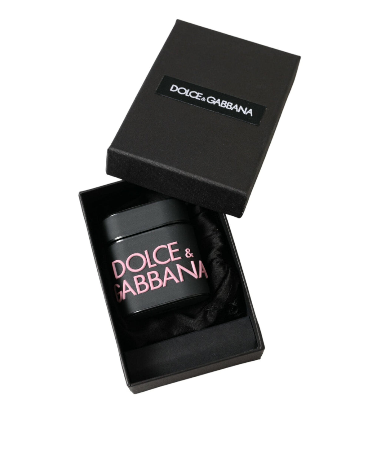 Estuche elegante de cuero de dos tonos para Airpods de Dolce &amp; Gabbana