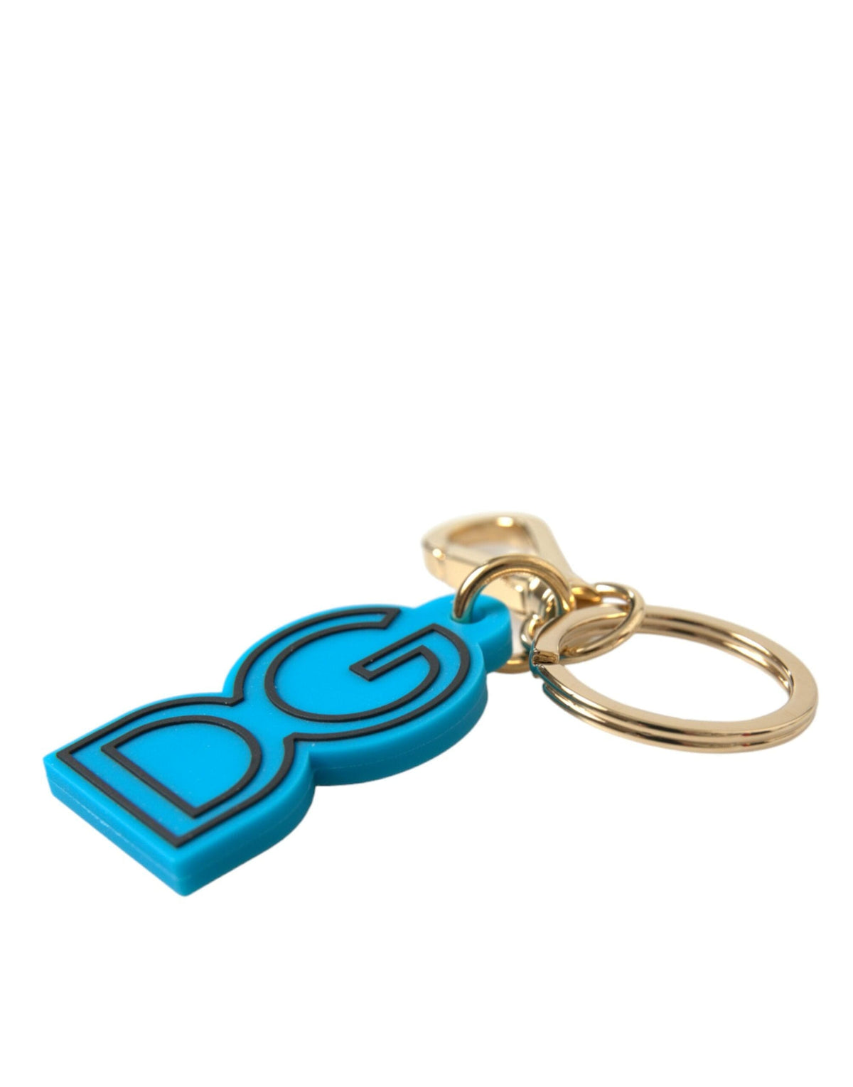 Porte-clés élégant Dolce &amp; Gabbana bleu et or