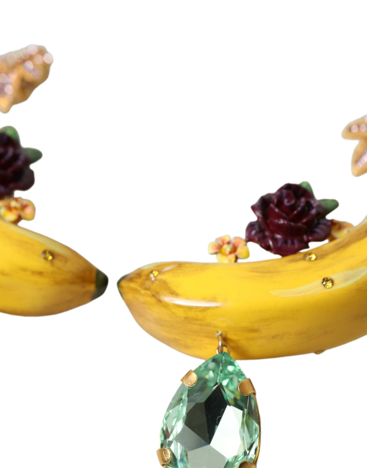 Boucles d'oreilles pendantes à clip Dolce &amp; Gabbana Chic en forme de banane