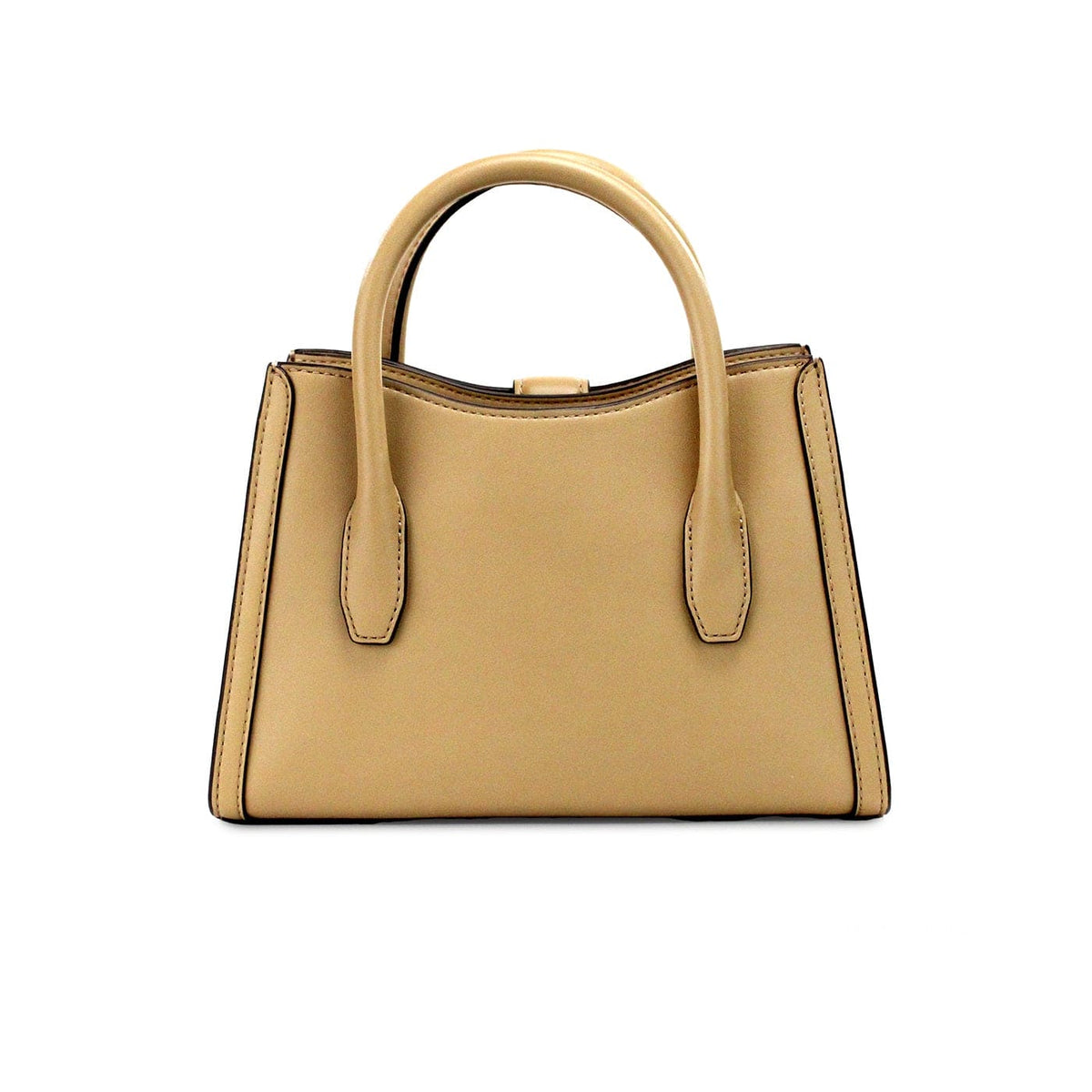 Sac à bandoulière Michael Kors Gabby Small Camel en similicuir avec fermeture éclair sur le dessus