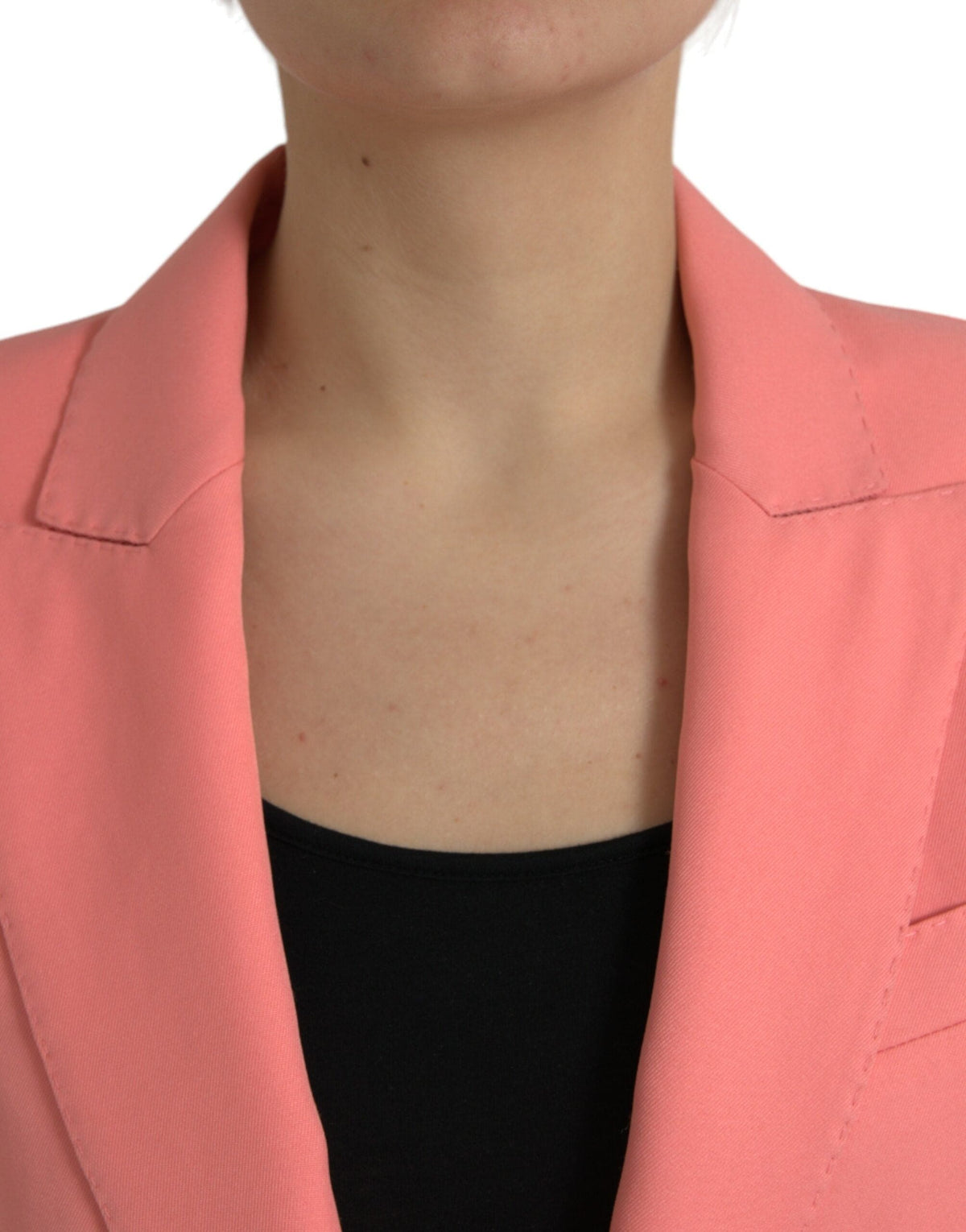 Blazer rose chic à revers pointus Dolce &amp; Gabbana