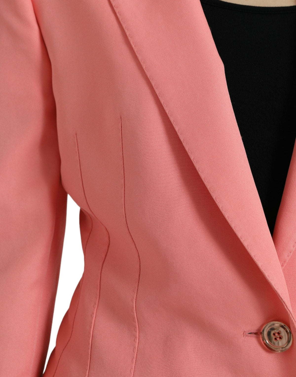 Blazer rose chic à revers pointus Dolce &amp; Gabbana