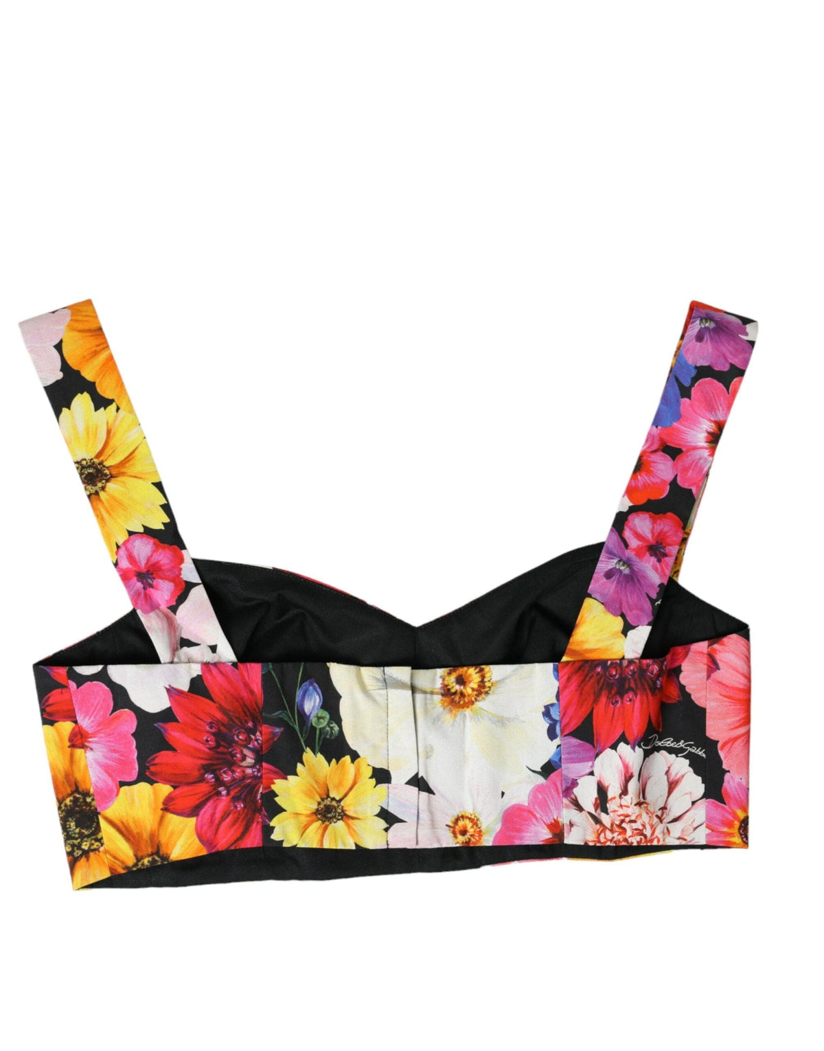 Dolce &amp; Gabbana - Haut court bustier fleuri exquis