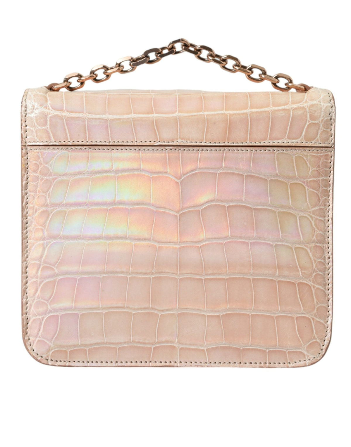 Elegante mini clutch beige con cadena de Balenciaga para una noche elegante