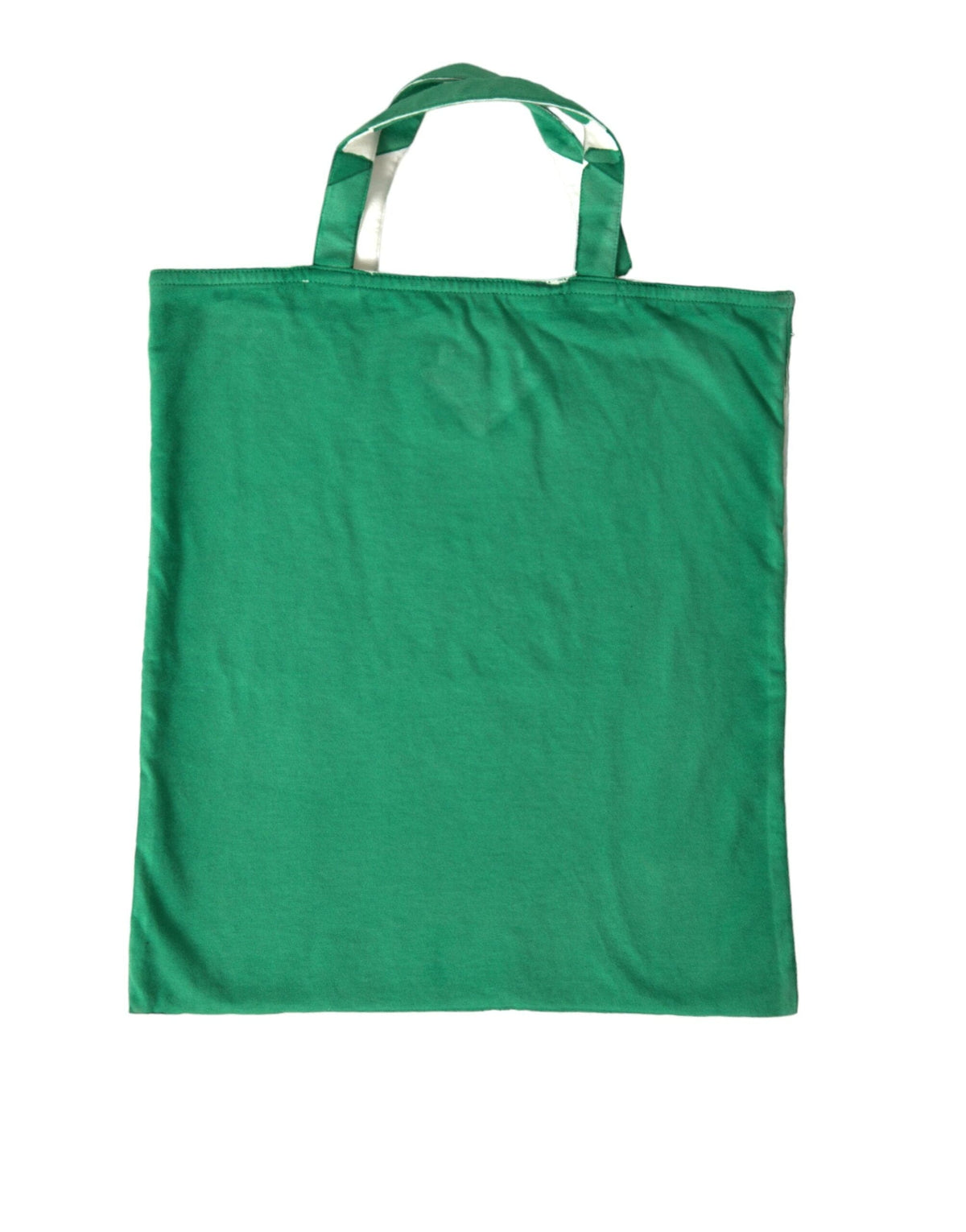 Bolso de mano elegante de tela verde de Prada