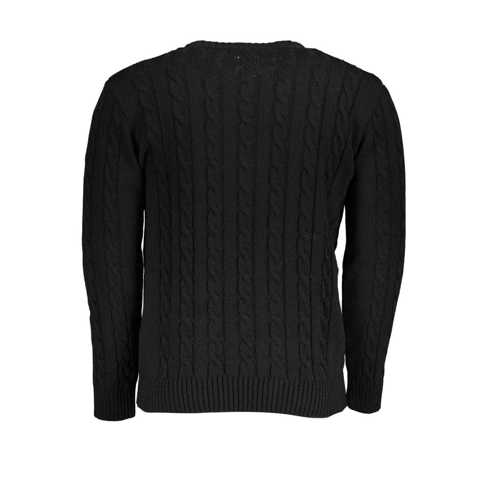 Pull en tissu noir US Grand Polo