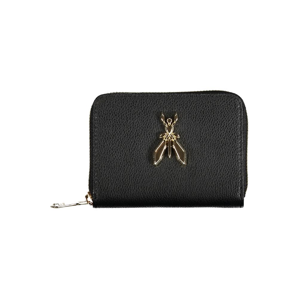 Cartera de piel negra Patrizia Pepe